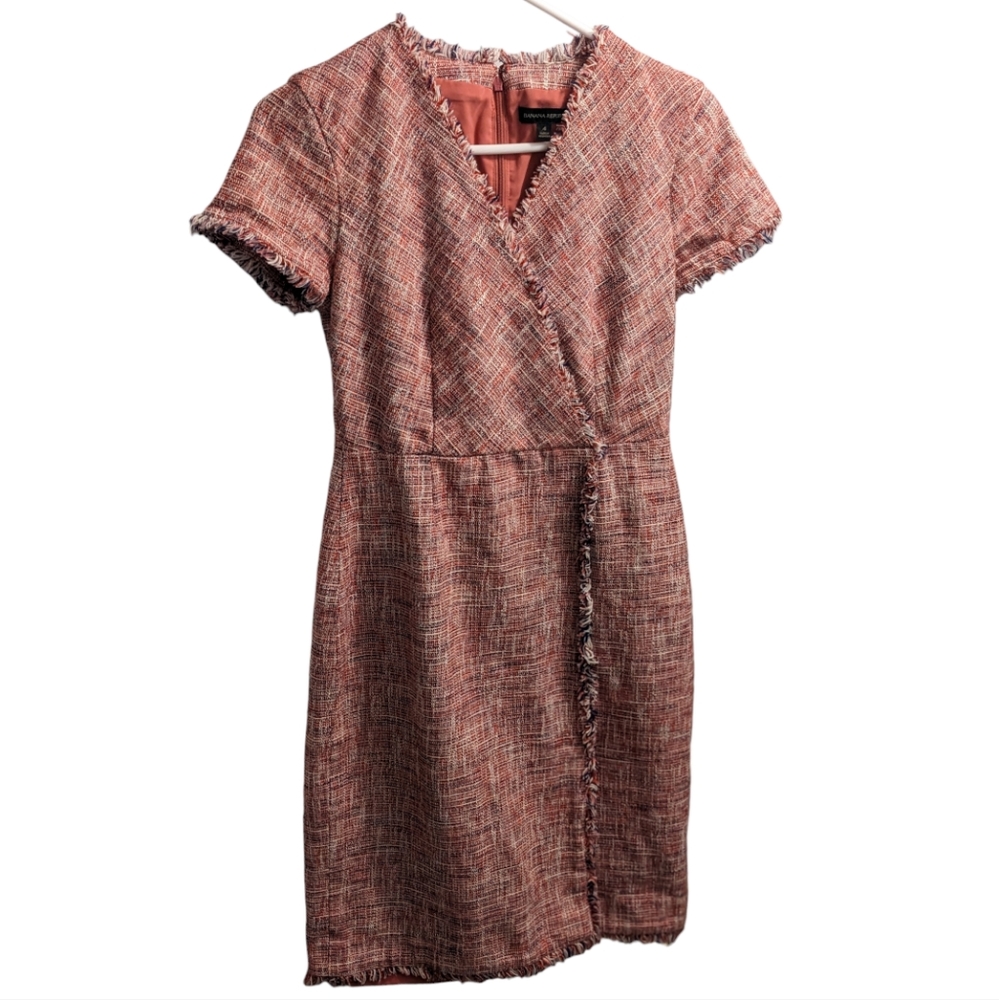 Banana Republic Red White & Blue Tweed Dress 4